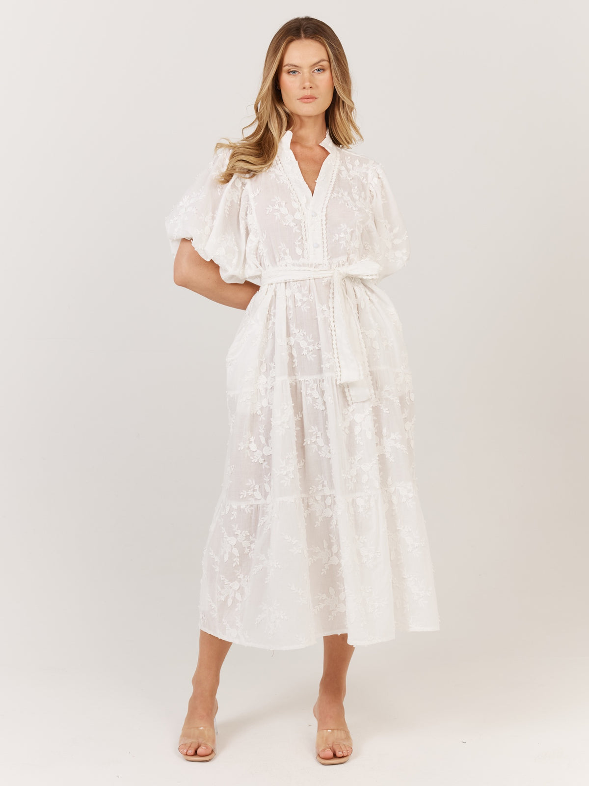 Fate + Becker Gardenia Dress in White