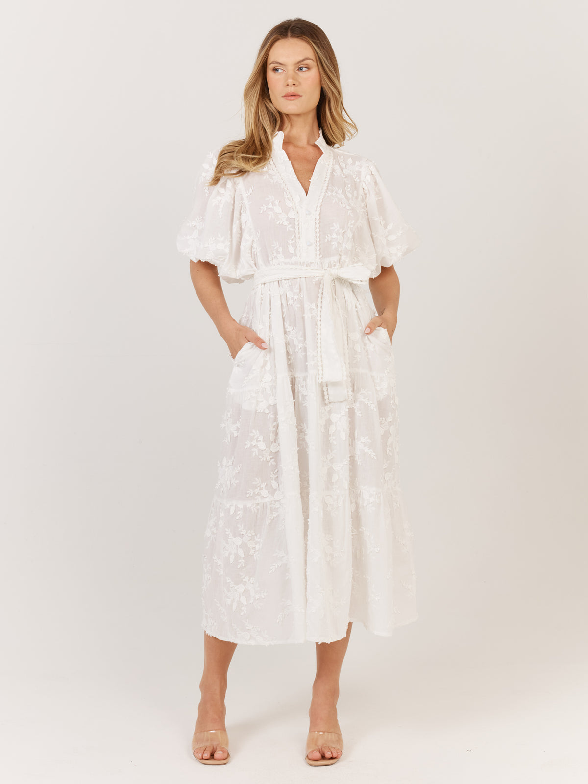 Fate + Becker Gardenia Dress in White
