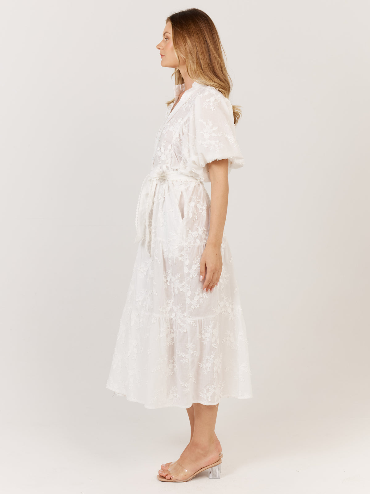 Fate + Becker Gardenia Dress in White