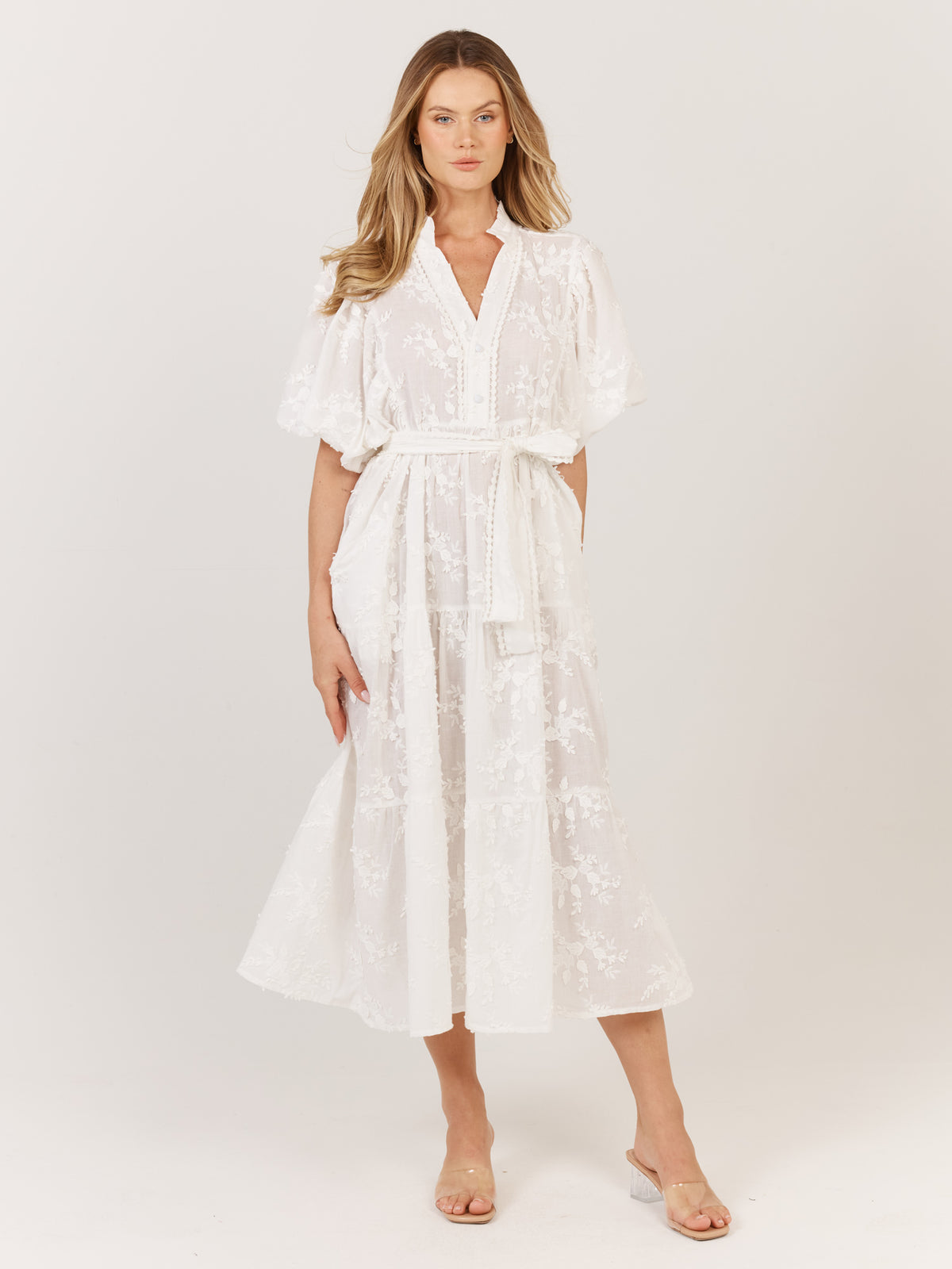 Fate + Becker Gardenia Dress in White
