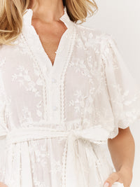 Fate + Becker Gardenia Dress in White
