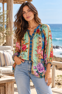 Lula Soul ALCAZAR Top in Navy