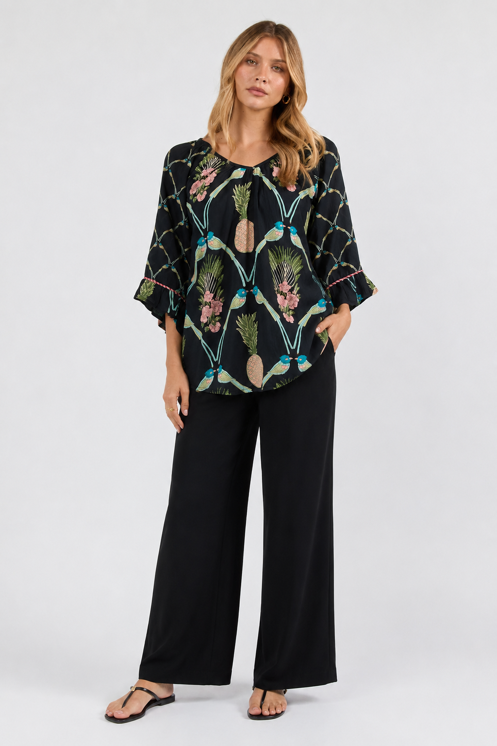 Lula Soul BEAUMONT Top in Navy