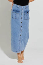 New London GINSBERG Skirt in Light Wash