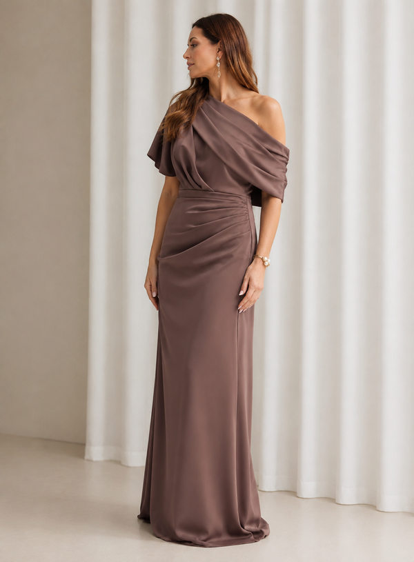 Trellis Lane HALLE Gown in Chocolate