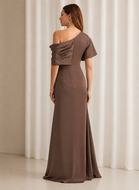 Trellis Lane HALLE Gown in Chocolate