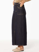 New London Jeans ALSTON Skirt in Dark Denim Wash
