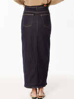 New London Jeans ALSTON Skirt in Dark Denim Wash