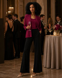 Signature by Joseph Ribkoff Twinset in Berry Burst 263755