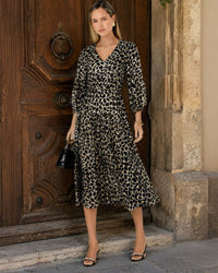 Sacha Drake HASTINGS Dress in Black Ivory Gold