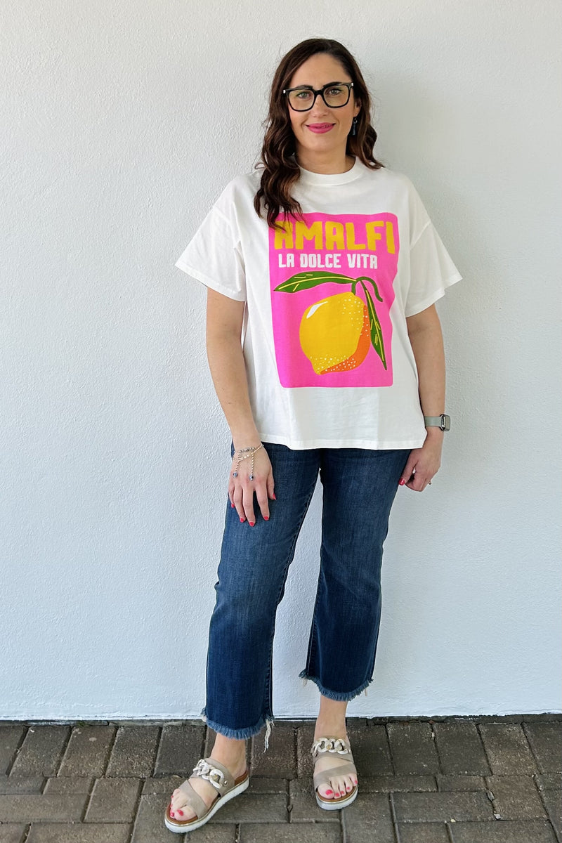 By Frankie Amalfi Pink Lemon Tee