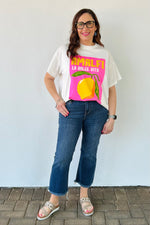 By Frankie Amalfi Pink Lemon Tee