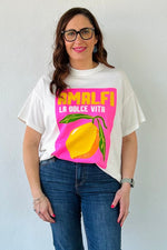 By Frankie Amalfi Pink Lemon Tee