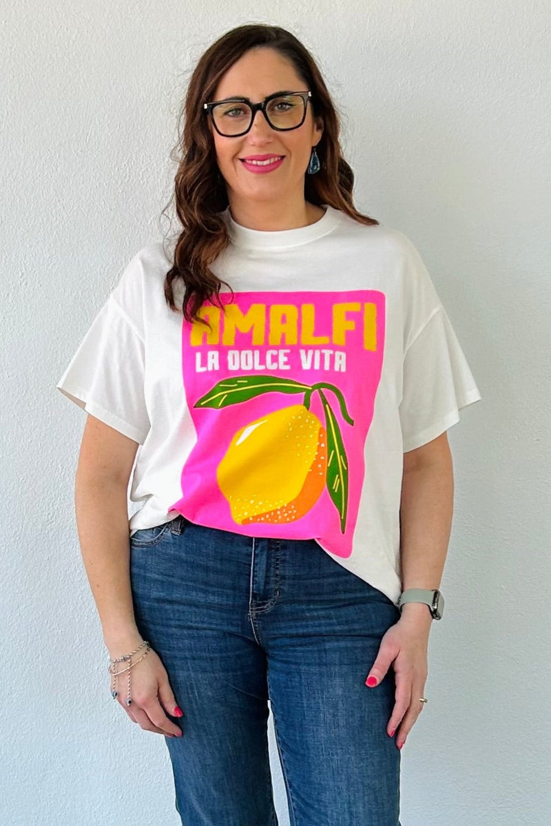 By Frankie Amalfi Pink Lemon Tee