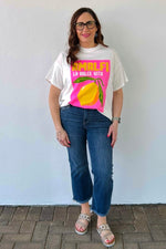 By Frankie Amalfi Pink Lemon Tee