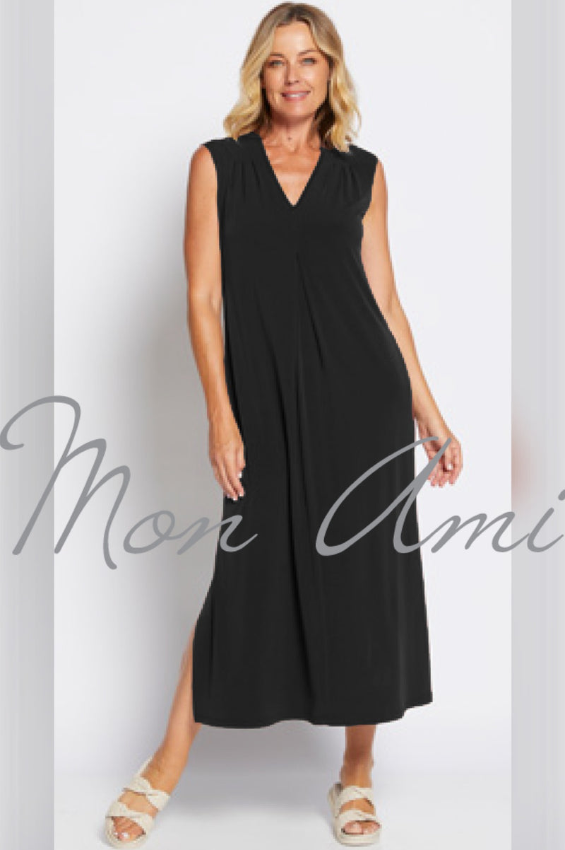 Philosophy DIVINE Plunge Dress in Black