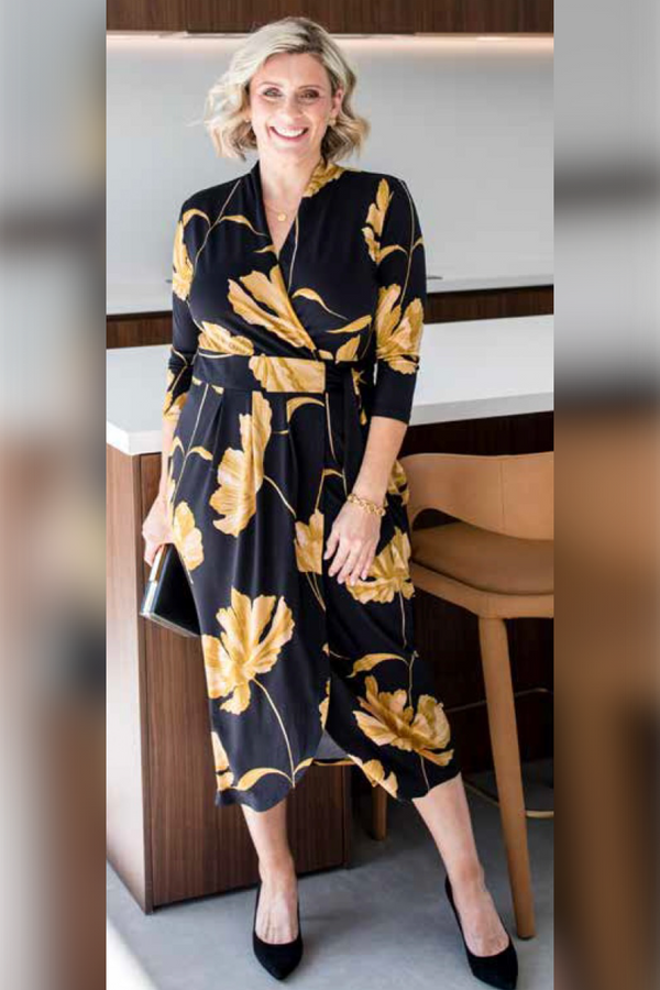 Philosophy FINESSE Wrap Dress in Greta
