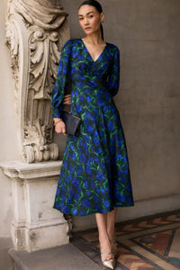 Sacha Drake OPHELIA Midi Dress in Forest Floral