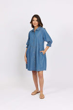 Knewe Piper Dress in Blue Wash