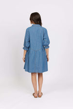 Knewe Piper Dress in Blue Wash