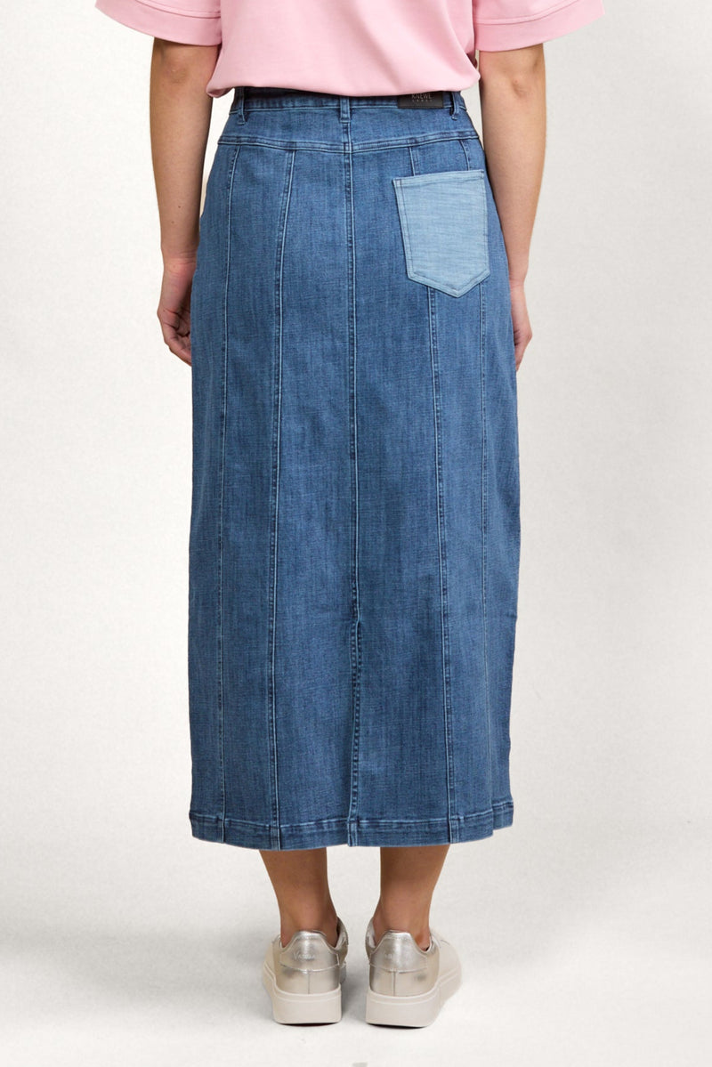 Knewe Cooper Skirt in Blue Wash