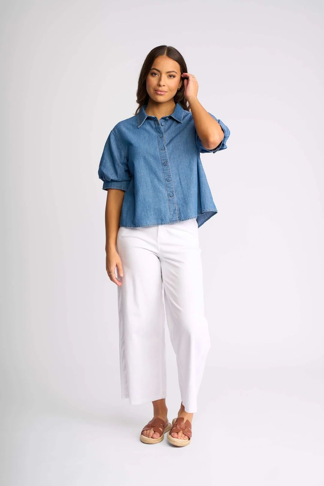Knewe TITAN Shirt in Washed Blue