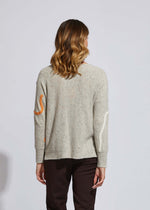 LD & Co Curly Wurly Jumper in Natural Fleck