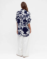 Label of Love Mirage Shirt in White Navy