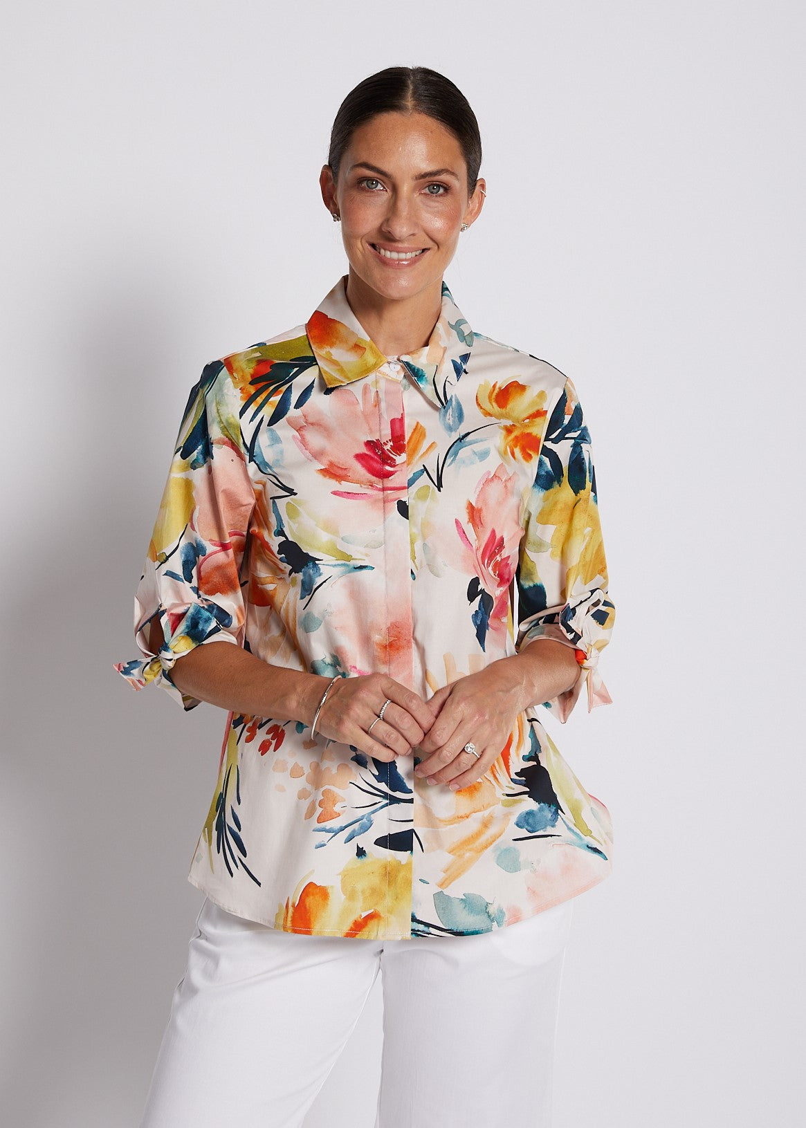 Philosophy PASRE Tie Cuff Shirt in Lovestory