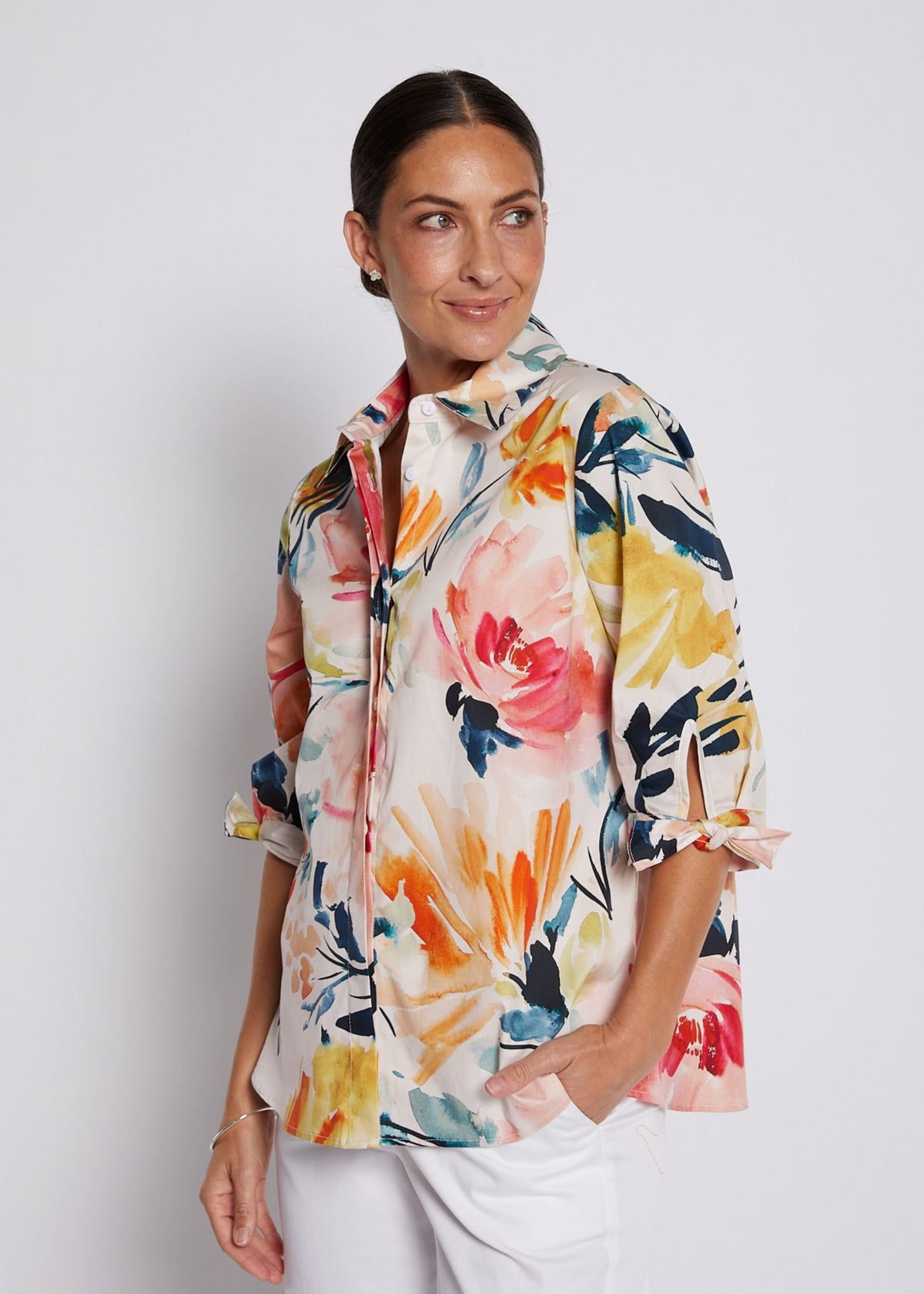 Philosophy PASRE Tie Cuff Shirt in Lovestory