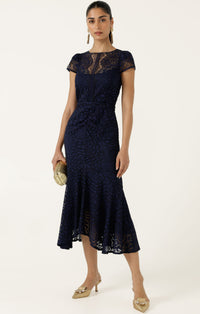 Sacha Drake AFFAIR OF HONOUR Dress in Navy Lace