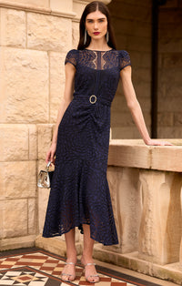 Sacha Drake AFFAIR OF HONOUR Dress in Navy Lace