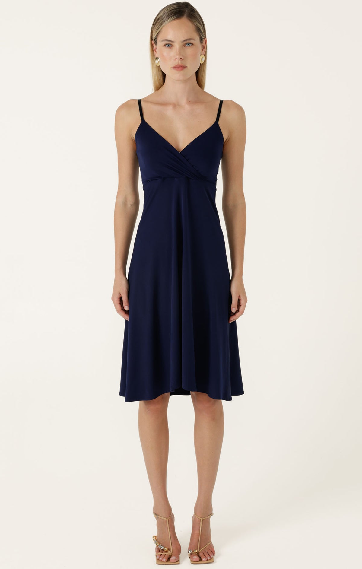 Sacha Drake CLOUDLAND Wrap Dress in Navy White Spot