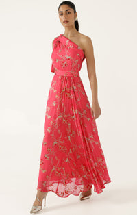 Sacha Drake FRANCESCA Maxi Dress in Pink Floral