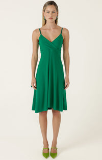 Sacha Drake GARDEN MAZE Wrap Dress in Green Aqua Floral