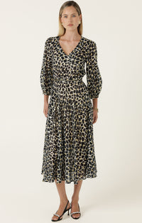 Sacha Drake HASTINGS Dress in Black Ivory Gold