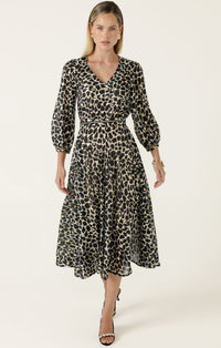 Sacha Drake HASTINGS Dress in Black Ivory Gold