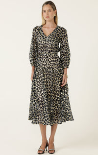 Sacha Drake HASTINGS Dress in Black Ivory Gold