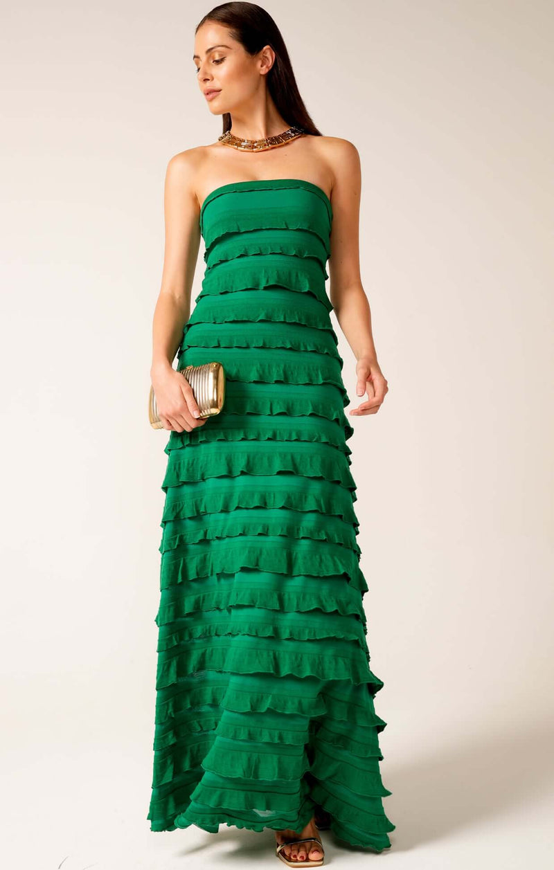 Sacha Drake Maddison Dress in Emerald