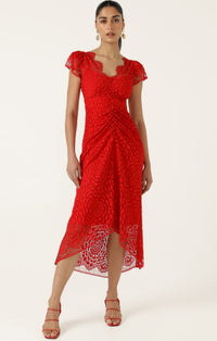 Sacha Drake MOULIN ROUGE Dress in Red Lace