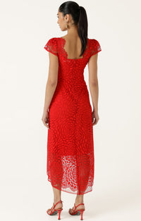 Sacha Drake MOULIN ROUGE Dress in Red Lace