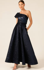 Sacha Drake Twilight Gown in Midnight Metallic