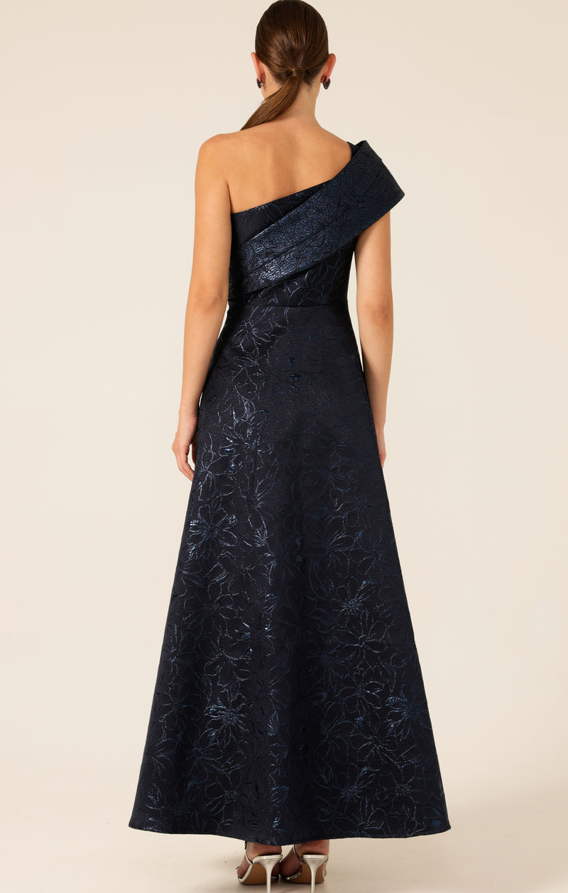 Sacha Drake Twilight Gown in Midnight Metallic