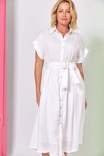 Eb & Ive La Vie Shirt Dress in Blanc