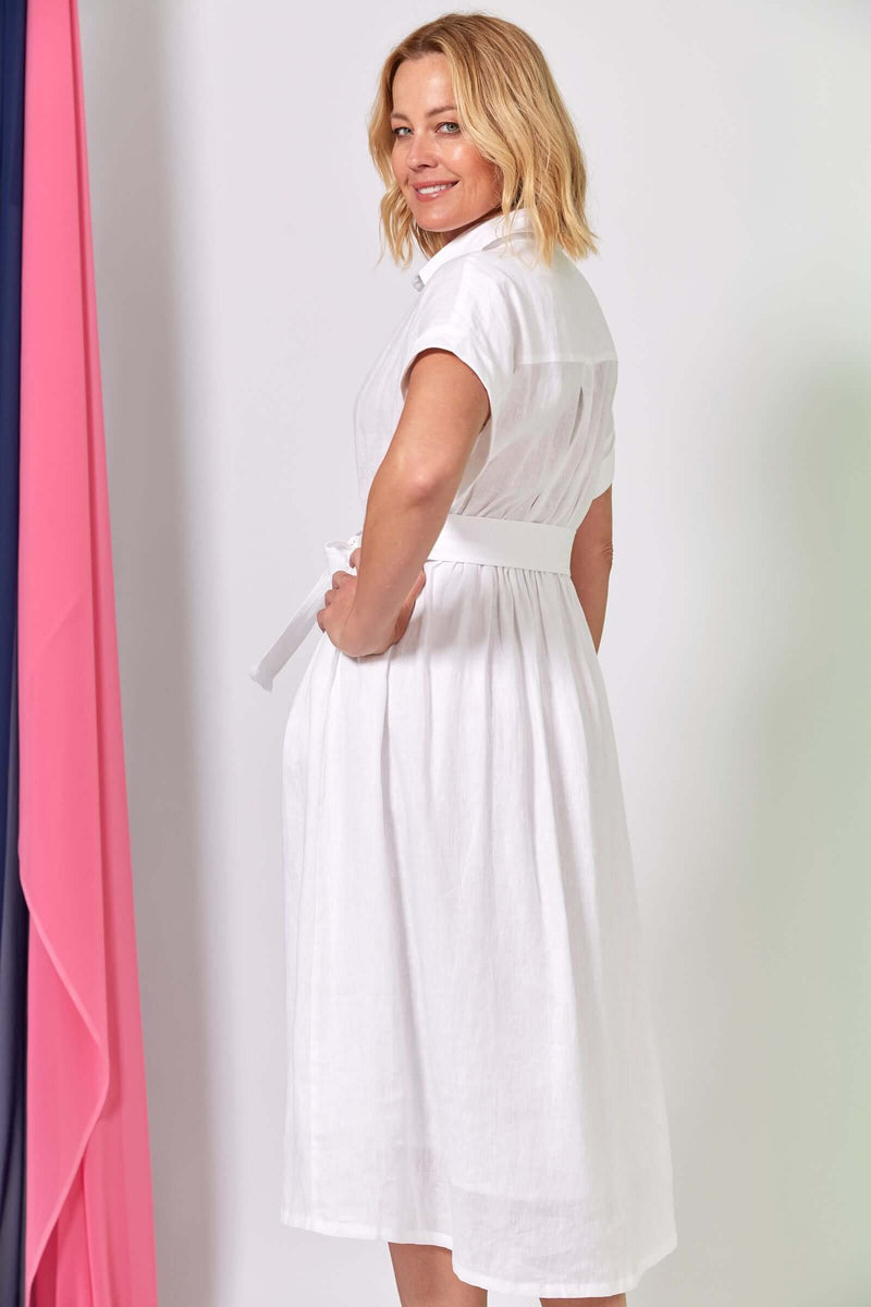 Eb & Ive La Vie Shirt Dress in Blanc