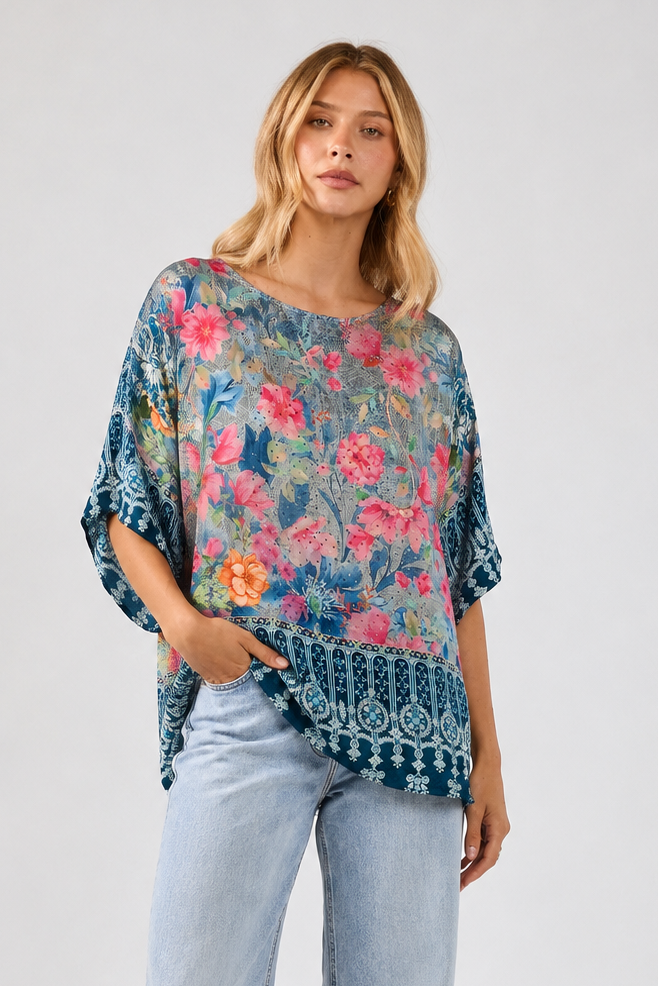 Lula Soul LA MAROMA Wide T in Indigo