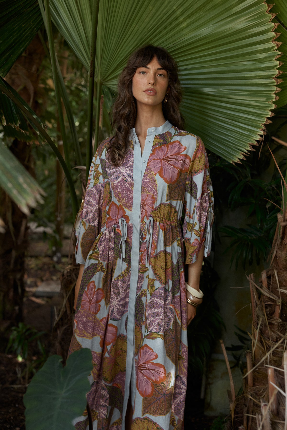 Fate + Becker BOTANICA Dress in Leaf Print