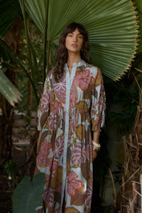 Fate + Becker BOTANICA Dress in Leaf Print