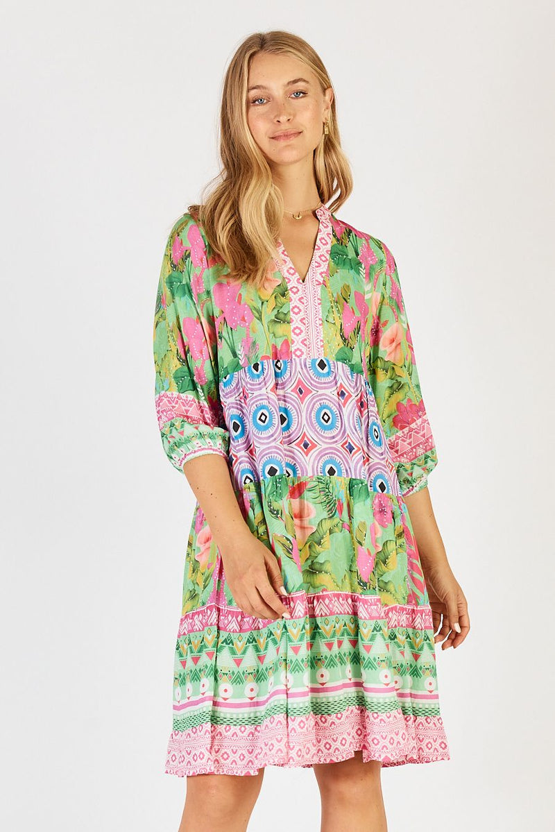 Lula Life ILARIA Dress in Melon