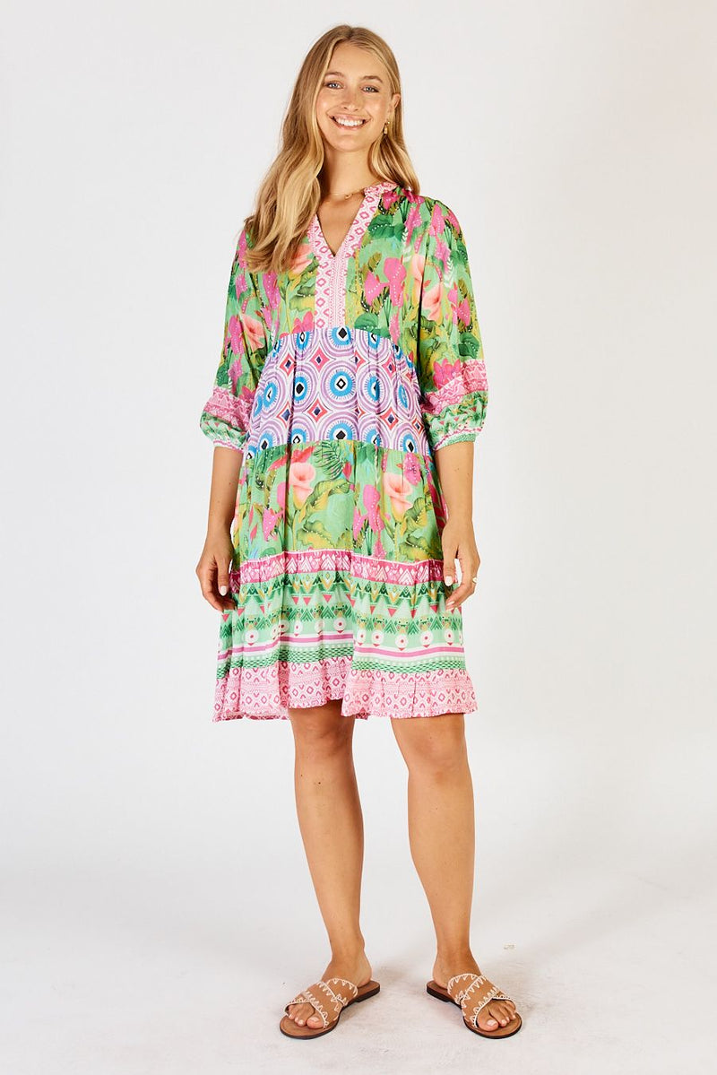 Lula Life ILARIA Dress in Melon